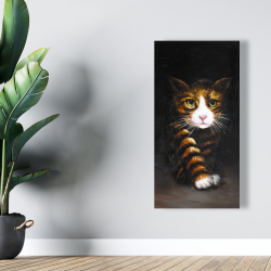 Canvas 24 x 48 - Discreet cat