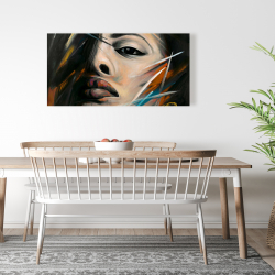 Canvas 24 x 48 - Abstract woman portrait
