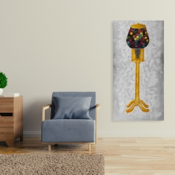 Canvas 24 x 48 - Yellow gum dispenser