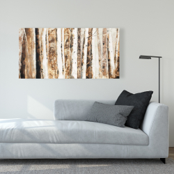 Canvas 24 x 48 - Trees of an asbtract forest