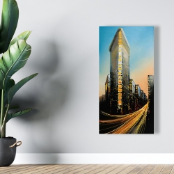 Toile 24 x 48 - Flatiron building en lumière