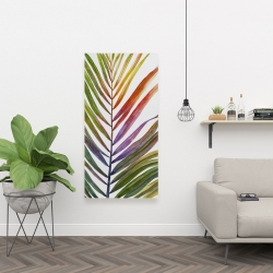 Canvas 24 x 48 - Watercolor tropical palm leave