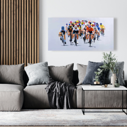Canvas 24 x 48 - Cycling competition