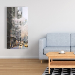 Canvas 24 x 48 - Morning in the streets of new-york city
