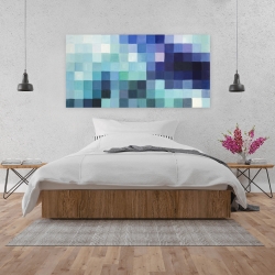 Toile 24 x 48 - Paysage pixelisé