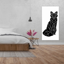 Canvas 24 x 48 - Geometric fox