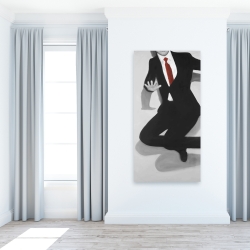 Canvas 24 x 48 - Classical jumping man