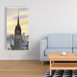 Toile 24 x 48 - Couché de soleil sur new-york