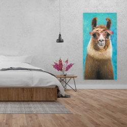 Canvas 24 x 48 - Lovable llama