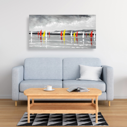 Canvas 24 x 48 - Sailing on the lake