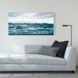 Toile 24 x 48 - Glaciers en islande
