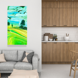 Toile 24 x 48 - Rizières du vietnam