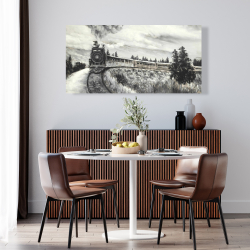 Canvas 24 x 48 - Steam engine train