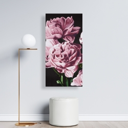 Toile 24 x 48 - Pivoines roses