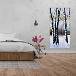 Toile 24 x 48 - Arbres gelés