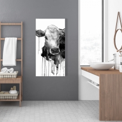 Canvas 24 x 48 - Jersey cow