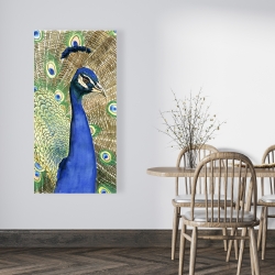 Toile 24 x 48 - Paon