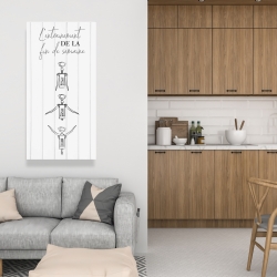Toile 24 x 48 - L'entrainement de la fin de semaine