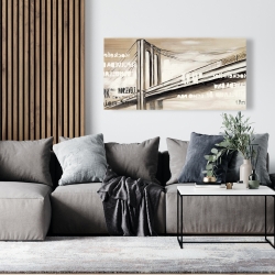 Toile 24 x 48 - Pont de la ville