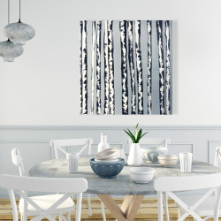 Canvas 36 x 36 - Small birch trees