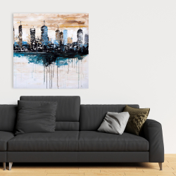 Canvas 36 x 36 - Buildings on the horizon
