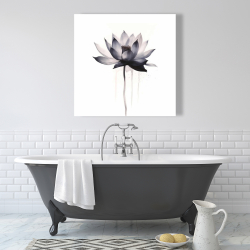Toile 36 x 36 - Fleur aquarelle
