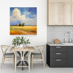 Toile 36 x 36 - Journée campagnarde
