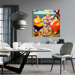 Canvas 36 x 36 - The picnic