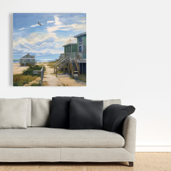Toile 36 x 36 - Maison paisible