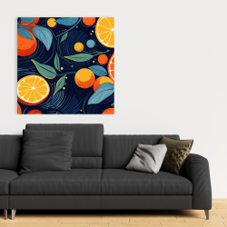 Toile 36 x 36 - Agrumes flottantes