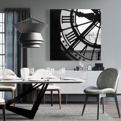 Canvas 36 x 36 - Clock at the orsay museum