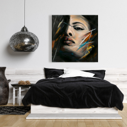 Canvas 36 x 36 - Abstract woman portrait
