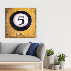 Canvas 36 x 36 - Billiard ball no5