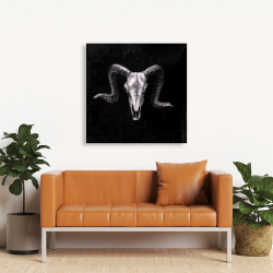Canvas 36 x 36 - Ram skull grunge style