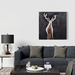 Toile 36 x 36 - Chevreuil solitaire