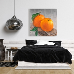 Canvas 36 x 36 - Two oranges