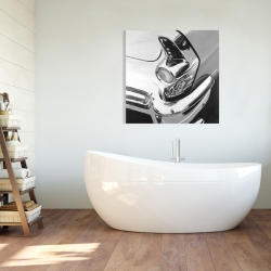Canvas 36 x 36 - Beautiful chrome car