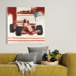 Toile 36 x 36 - Voiture de formule 1