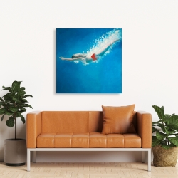 Toile 36 x 36 - Plongeons