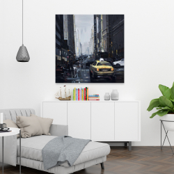 Canvas 36 x 36 - New york in the dark