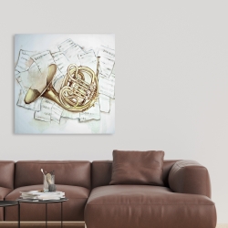 Toile 36 x 36 - Cor sur partitions