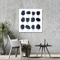 Canvas 36 x 36 - Constellations zodiac signs