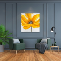 Canvas 36 x 36 - Big yellow flower
