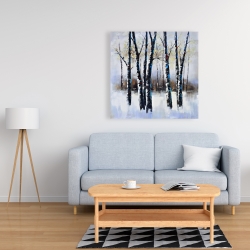 Toile 36 x 36 - Arbres gelés