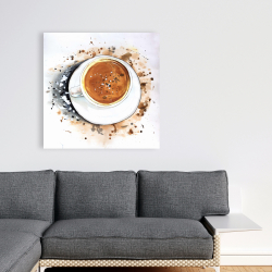 Canvas 36 x 36 - Cappuccino refreshing