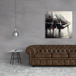 Canvas 36 x 36 - Industrial style piano