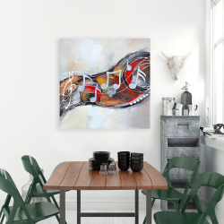 Toile 36 x 36 - Sérénade abstraite