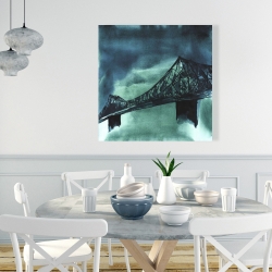 Canvas 36 x 36 - Montreal jacques-cartier bridge