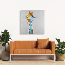 Canvas 36 x 36 - Funny giraffe
