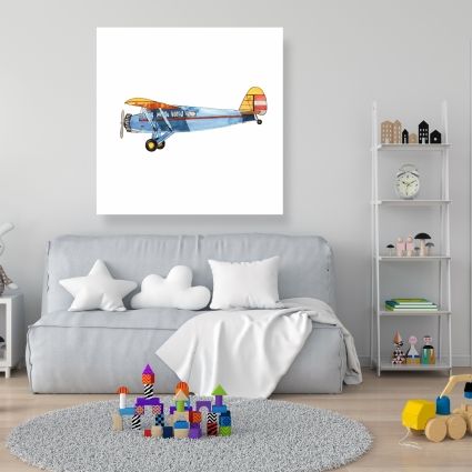 Petit avion bleu